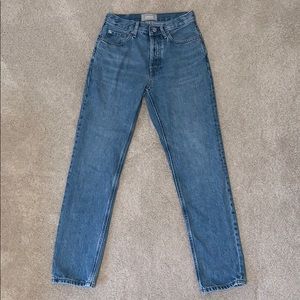 Everlane High-Rise Cheeky Straight Jean- Size 24